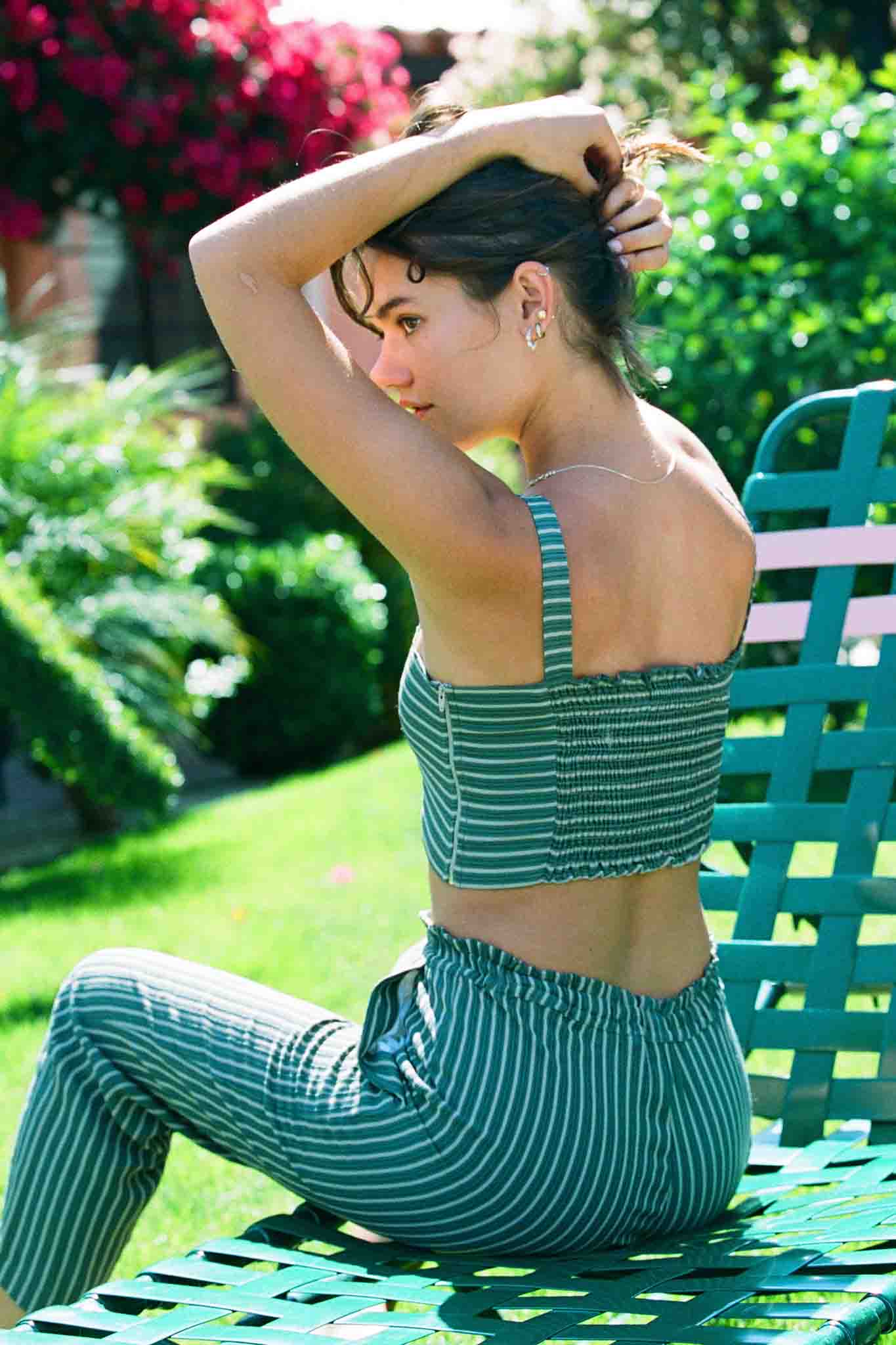 Isajah Top | Jungle Green-1